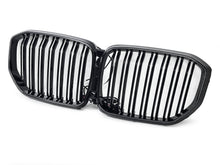 LED Grill Kühlergrill Nieren Doppelsteg Schwarz für BMW X5 G05 2018-2023