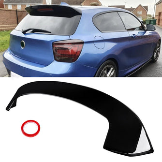 Spoiler Dachkantenspoiler Heckspoiler Schwarz Glanz für BMW 1er F20 F21 2012-19
