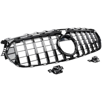 Panamericana Grill Kühlergrill Frontgrill Schwarz für Mercedes B-Klasse W247 2019-2023