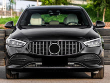 Chrom Küherlgrill Front Grill für Mercedes Benz W206 S206 mit Serienstoßstange ab 2021 fg304