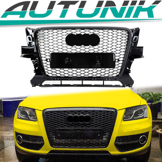 Kühlergrill Wabengrill Kühlergitter Schwarz für AUDI Q5 Grill 8R 08-12 VFL