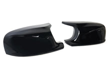 Glanz Schwarz Spiegelkappen Gehäuse Paar Für BMW X1 E84 09-12 X3 F25 2010-2014 Pre-LCI