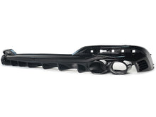 Heckdiffusor Diffusor Auspuffblenden Schwarz für Audi A4 B9 Serienstoßstange 20+