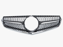 Schwarz Diamant Kühlergrill Front Grill für Mercedes E Klasse 2-Türer C207 A207 W207 2009-2013