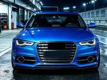 Schwarz Chrom Kühlergrill Grill für AUDI A6 C7 S6 4G Limo Avant 11-14 vor MOPF
