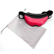 Autunik UV-Schutz Skibrille Anti-Nebel Schneebrille Winddicht SKi Goggles mit OTG-Design für Brillenträger Damen und Herren HB-09