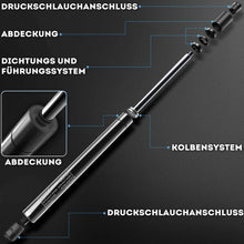 2x Gasfeder Dämpfer Heckklappendämpfer für VW Golf 5 V 1K1 2003-2009 Schrägheck