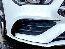 Flaps Vorne Stoß. Aero Flics Flossen Schwarz für Mercedes CLA C118 X118 AMG Line ab 2019