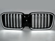 LED Kühlergrill Frontgrill Grill Nieren Schwarz für BMW X3 G01 X4 G02 2022-2025 LCI