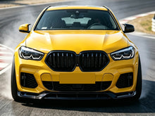 Stoßstange Spoiler Lippe Frontspoiler Schwarz für BMW X6 G06 M Paket 19-25