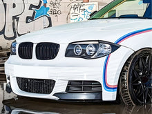 Splitter Spoiler Ecken Ansätze Schwarz Passend für BMW 1er E82 E88 M Sport Paket LCI 2007-2010