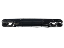 Schwarz Glanz Heckdiffusor Endrohre für Mercedes CLS C257 AMG Line 18-23 ohne ABE
