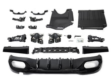 Heckdiffusor Diffusor Auspuff Schwarz für Mercedes W206 S206 C43 AMG Line 2022+