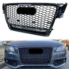 Grill Kühlergrill Wabengrill Schwarz für AUDI A4 B8 S4 Limo Avant 07-11 Vor Facelift
