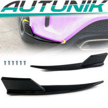 Heckansatz Aero Flaps Flics Flossen Schwarz für Mercedes CLA C117 13-19