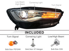 Rechts Beifahrerseite Xenon Scheinwerfer + Leuchtmittel für Audi A6 4G C7 15-18
