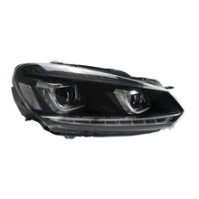 LED-Scheinwerfer für VW Golf 6 Frontscheinwerfer MK6 TSI TDI GTD 2010-2014 DRL Halogen