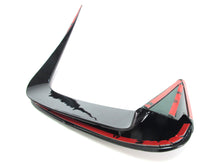 Schwarz Stoßstange Heck Aero Flaps Canard für BMW 3er G20 M Paket 2019-2022 vor LCI
