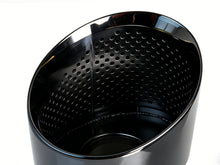 Glänzend Schwarz Endrohr Auspuffblenden Blende für AUDI RS Stoßstange et268