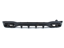 C63 Stil Heckdiffusor Diffusor Endrohre Schwarz für Mercedes W206 S206 C43 AMG Line 2022+