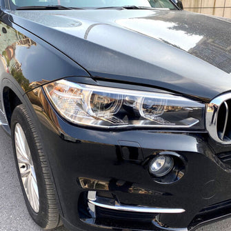 Scheinwerfer Blenden Böser Blick Schwarz Passend für BMW X5 F15 X6 F16 2013-2018