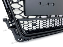 RS4 Optik Wabengrill Kühlergrill Frontgrill Schwarz für AUDI A4 B8 Grill Limo Avant 2007 - 2011 fg197