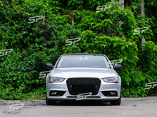 Nebelscheinwerfer Waben Gitter Schwarz für Audi A4 B8 B8.5 Serienstoßstange 2012-2015