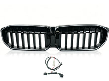 LED Kühlergrill Nieren Grill Frontgrill Schwarz für BMW 3er G20 G21 2023+