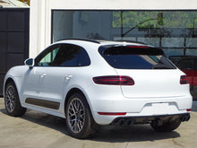 Schwarz Endrohre Auspuffblenden Doppelrohr für Porsche Macan 95B 2.0L14-17