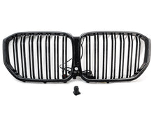 LED Grill Kühlergrill Nieren Doppelsteg Schwarz für BMW X5 G05 2018-2023