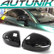 Autunik Schwarz Glanz Spiegelkappen Außenspiegelkappen für AUDI TT 8J Roadster TTS RS R8 2006 - 2014 mc54