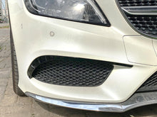 Autunik Schwarz Front Stoßstange Aero Flaps für Mercedes Benz CLS W218 C218 X218 AMG Line 2014-2018 pz61
