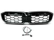 LED Kühlergrill Diamant Grill Frontgrill Schwarz für BMW 3er G20 G28 G21 LCI 23+