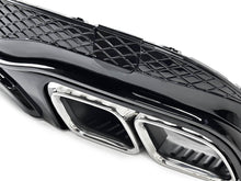 Schwarz Diffusor Chrom Auspuff für Mercedes-Benz E Kl. C207 A207 AMG Line 13-16