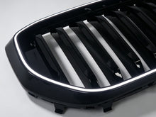 Schwarz Einsteg LED Kühlergrill Grill Frontgrill für BMW X5 G05 2023-2026 LCI