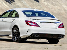 Auspuffblenden Endrohre H Eckig Schwarz für Mercedes CLS C219 W218 C218 W221 S63 E63 AMG