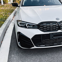 Front Stoßstange Flaps Splitter Canards Passend für BMW G20 G21 mit M Sport Paket LCI ab 07/2022