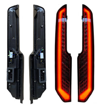 Led Rückleuchten Mit E-Prüfzeichen für Ford Transit Custom ab 2012 Schwarz Rücklicht Heckleuchten