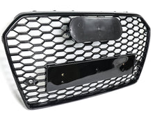 Schwarz Kühlergrill Frontgrill Wabengrill für AUDI A6 C7 S6 S Line Avant Limo 2015-2018 fg169