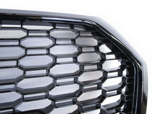 Schwarz Glanz Wabengrill Front Grill für Audi Q5 FY Kühlergrill  2017-2020 mit PDC