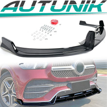 Stoßstange Spoiler Lippe Frontspoiler Schwarz für Mercedes GLE W167 C167 AMG Line 19-23 ohne ABE