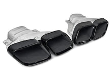 Schwarz Glanz Heckdiffusor Endrohre für Mercedes CLS C257 AMG Line 18-23 ohne ABE