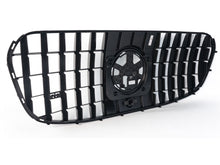 GT Optik Schwarz Grill Frontgrill Kühlergrill für Mercedes GLS X167 24+ Facelift