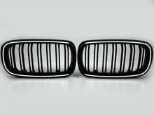 LED Kühlergrill Grill Frontgrill Schwarz für BMW X5 F15 X6 F16 14-18