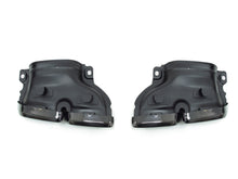 Diffusor + Schwarz Auspuffblenden für Mercedes Benz C-Klasse W205 Serienstoßstange Avantgarde 2014-2021 di21