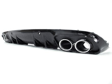 Schwarz Diffusor Chrom Endrohre für Mercedes C205 A205 C43 AMG Line 16-21 OHNE ABE