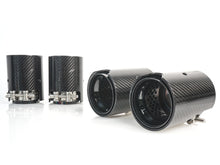 4x Carbon Schwarz Auspuffblende Endrohre für BMW M3 F80 M4 F82 65-67mm Rohr