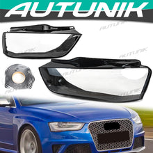 Scheinwerfer Glas Abdeckung Scheinwerferglas Klar Für Audi A4 B8,5 12-15 Facelift