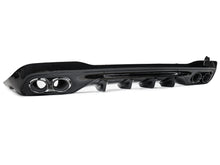 Heckdiffusor Diffusor Auspuff Schwarz für Mercedes W206 S206 C43 AMG Line 2022+