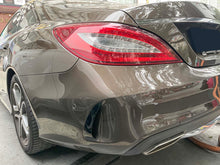 Heck Stoßstange Flossen Flaps Canards Schwarz für Mercedes Benz CLS W218 C218 AMG Line CLS 63 AMG 2014 - 2018